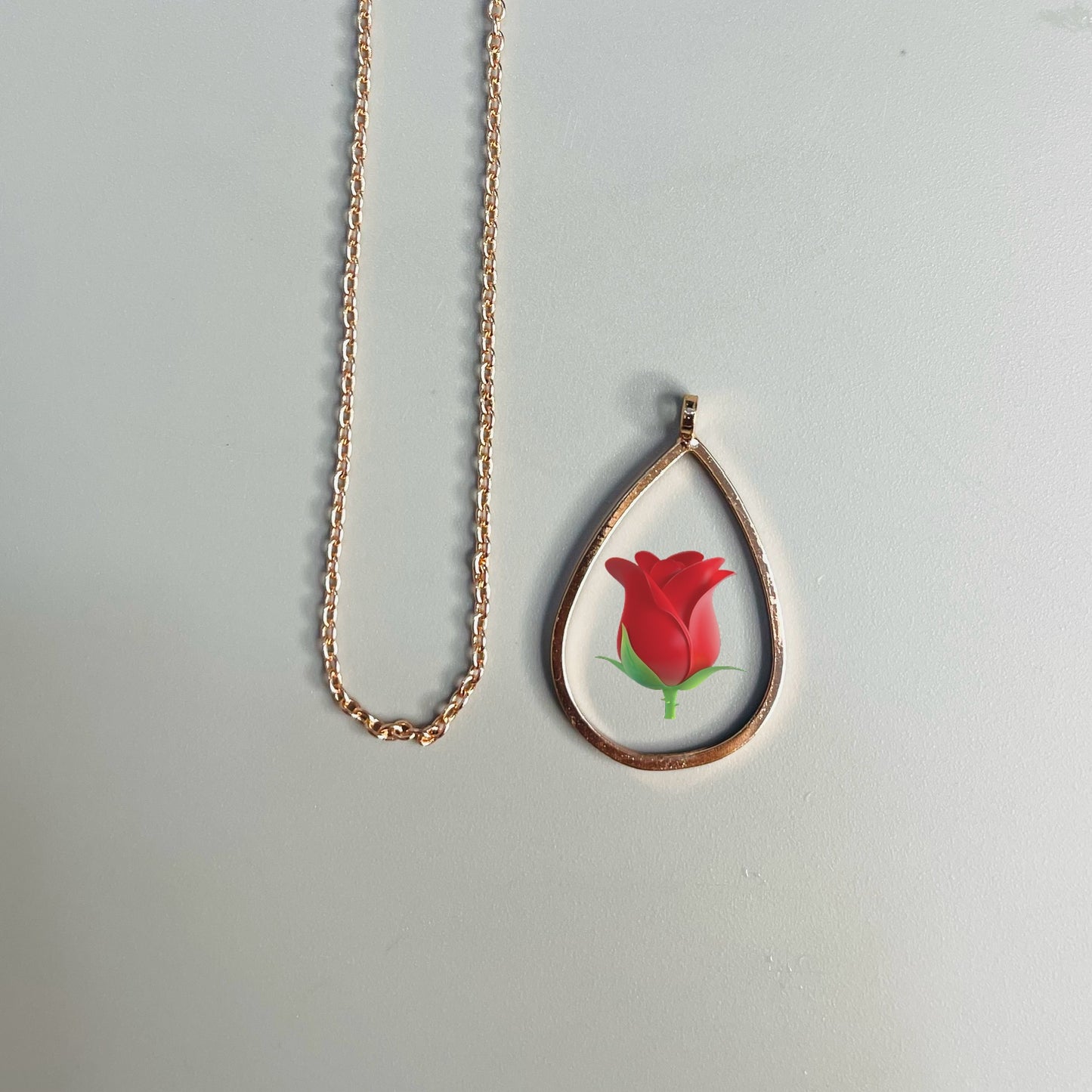 Sleek necklace(flower preservation)