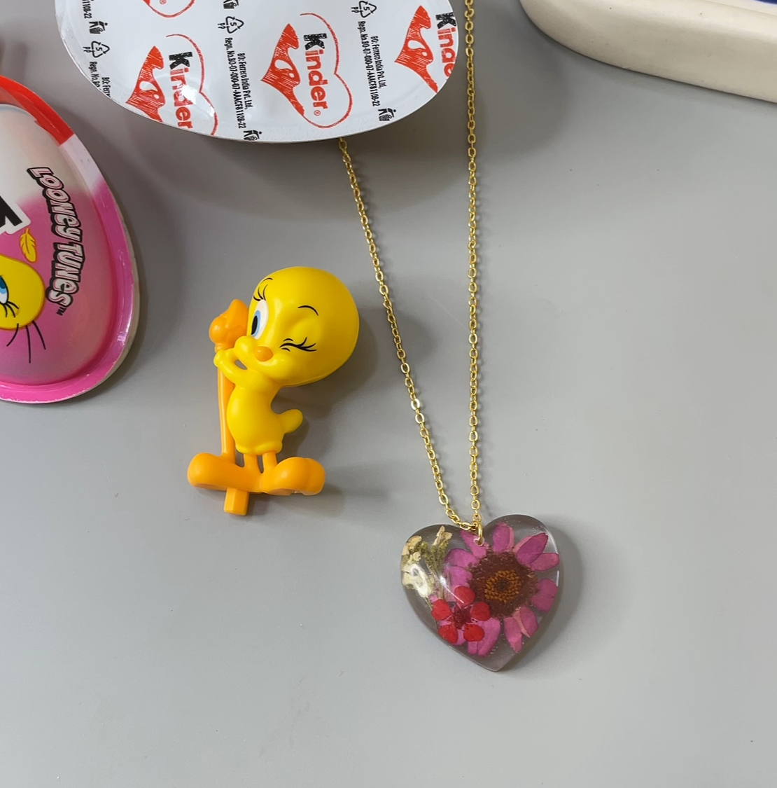Mix flower necklace