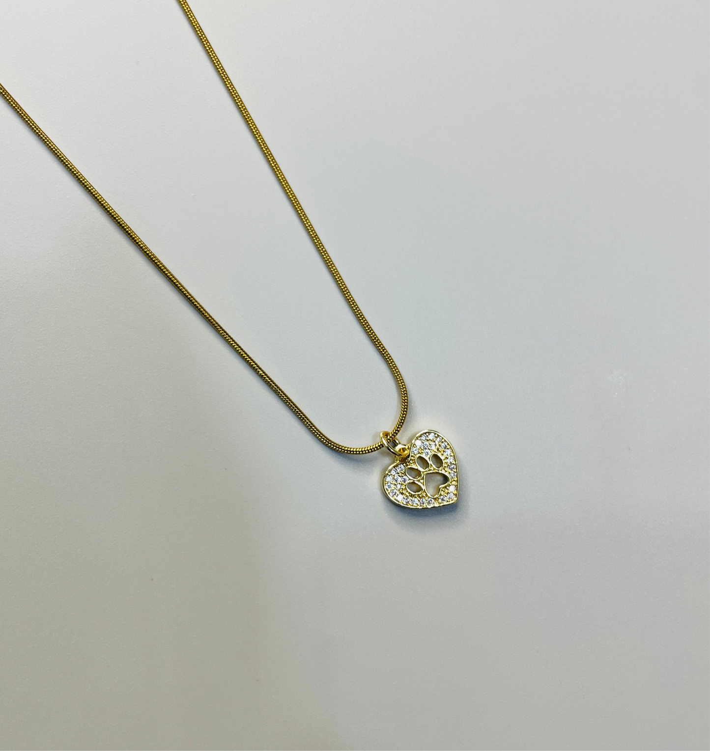 Paw necklace