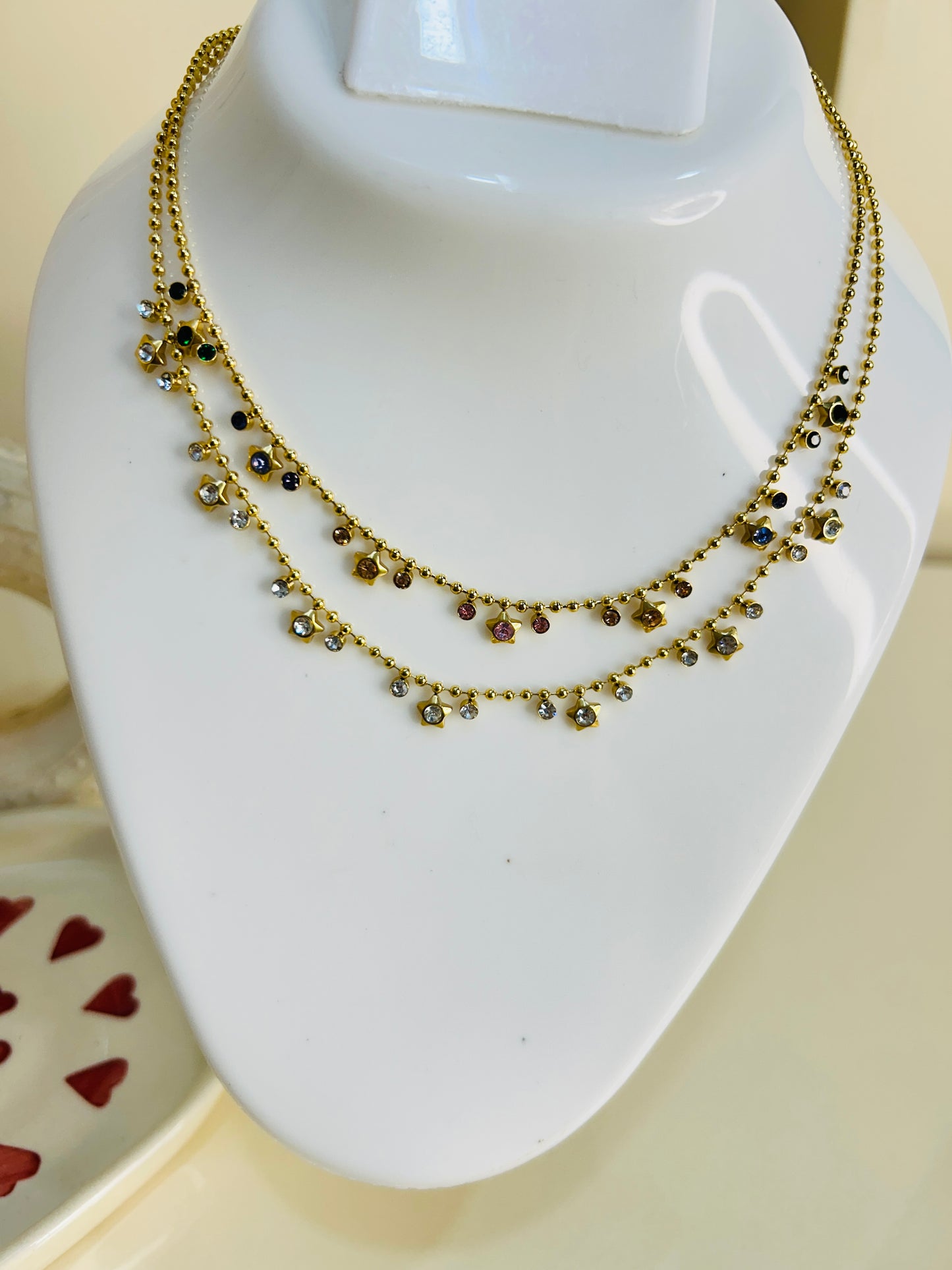 Star studded necklace