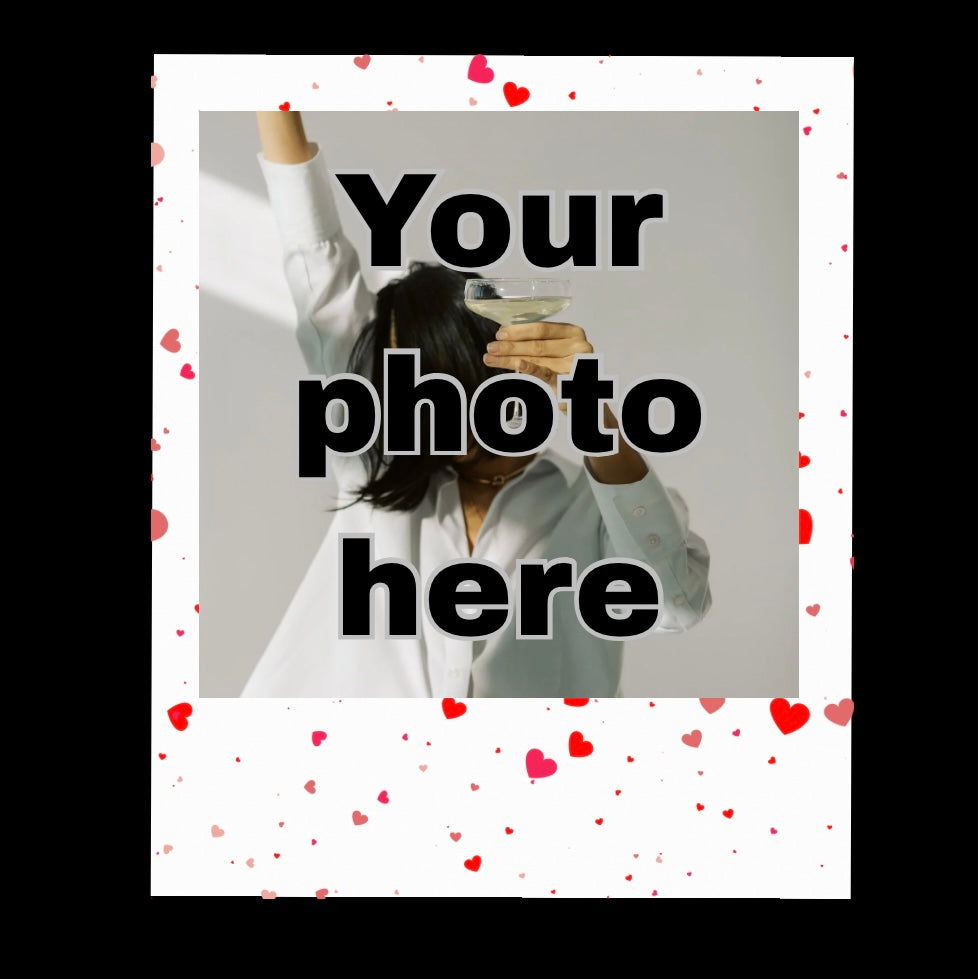 Polaroid fridge magnet