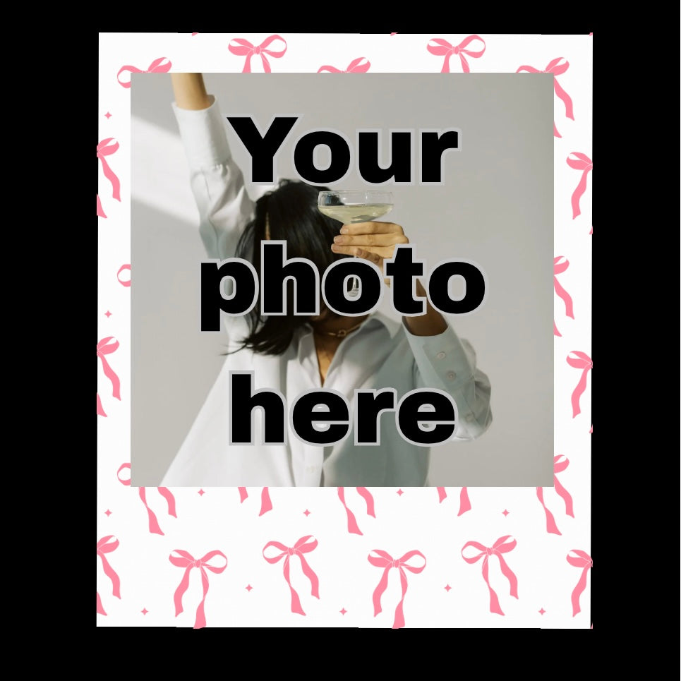 Polaroid fridge magnet