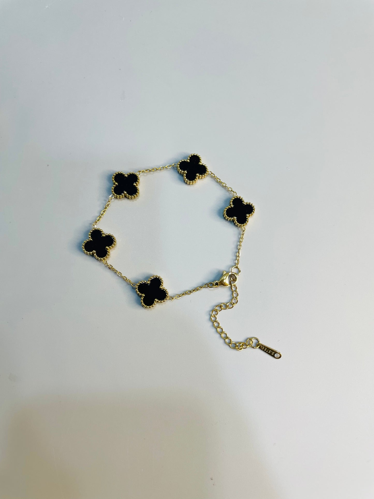 Black clover bracelet