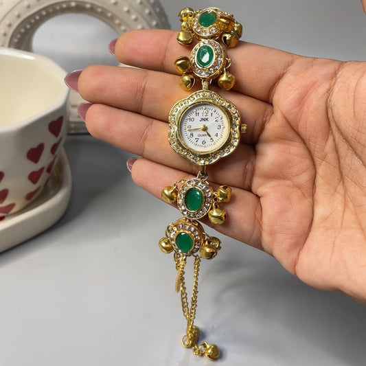 Kashmiri watch (green)