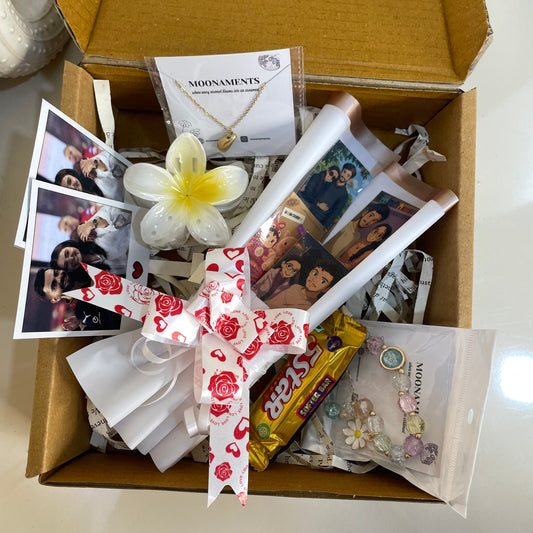 Photo bouquet hamper