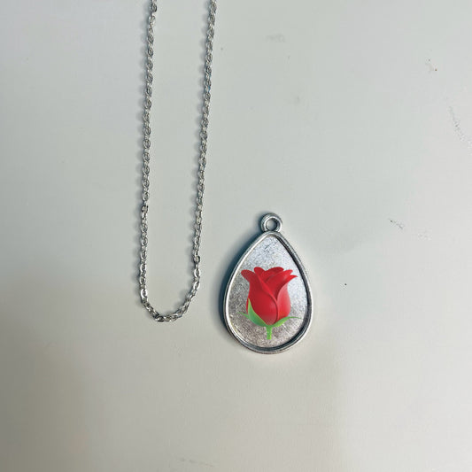Drop necklace (flower preservation)