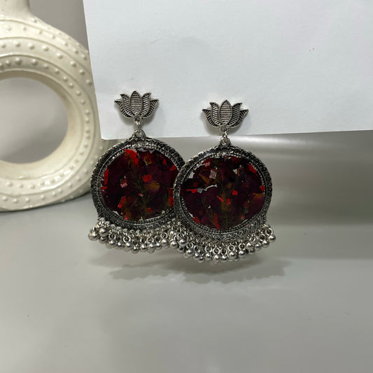 Lotus jhumkas