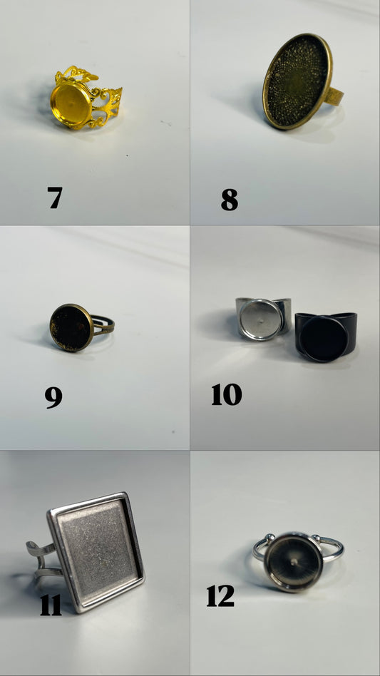 Rings for flower preservation