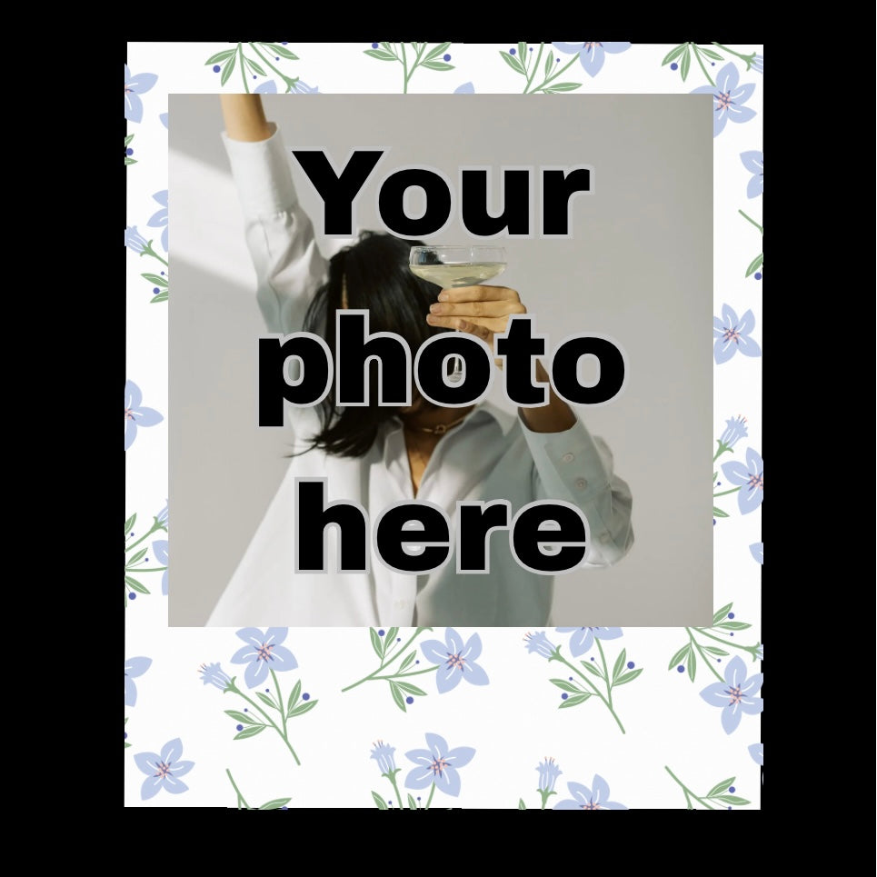 Polaroid fridge magnet