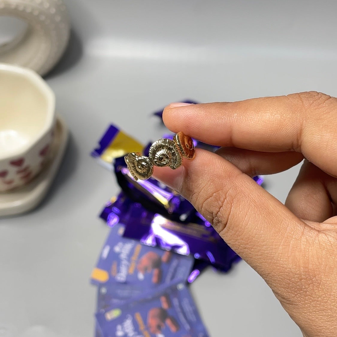 Dairy milk mystery jewellery pack