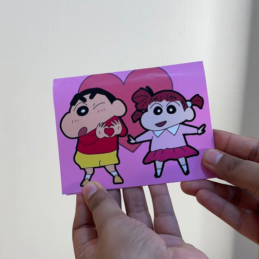 Shinchan card necklace