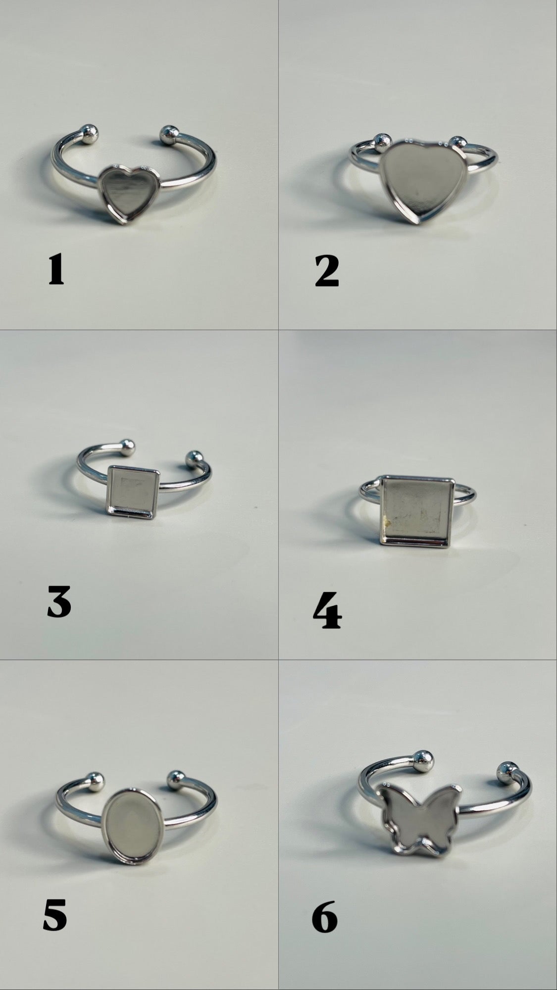 Rings for flower preservation