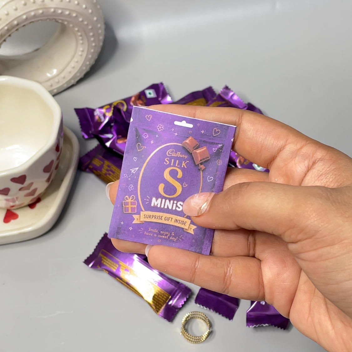 Mystery chocolate jewellery